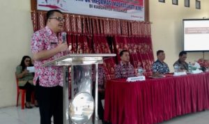 Sosialisasi Kelompok Informasi Masyarakat (KIM) yang suport Dinas Komunikasi dan Informatika Kabupaten Minahasa di Aula Imanuel Koya, Kecamatan Tondano Selatan, Kamis, 12 September 2019.
