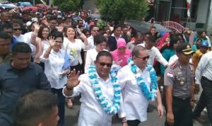 Elly dan Moktar disambut antusias warga Kepulauan Talaud