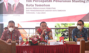 Wenny Lumentut Pimpin Rakor Percepatan Penurunan Stunting Kota Tomohon