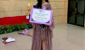 Indah Paransi Dinobatkan Putri Nusantara Provinsi Sulawesi Utara 2023.