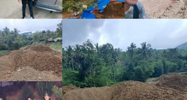 Lahan tambang yang diduga alami kerusakan.